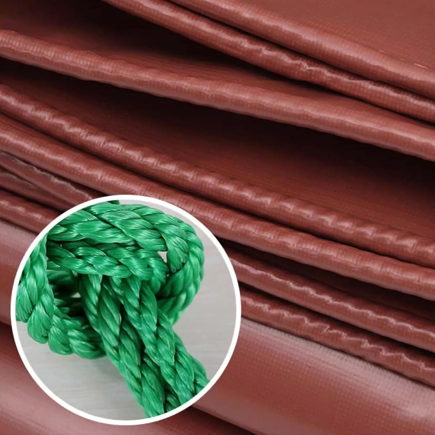 Waterproof Tarp Cover for Outdoor, Tarps Heavy Duty Waterproof, Waterproof Tarpaulin with Reinforced Webbing Loops, UV Resistant Poly Tarpaulin, for Roof, Camping, Patio