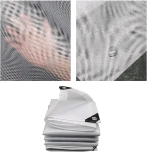 Waterproof Tarp Tarp for Under Tent Large Tarp for Under Tent Multi Purpose Protective Cover Durable Waterproof Weather Proof Rip and Tear Resistant 3.28ft x 4.92ft White