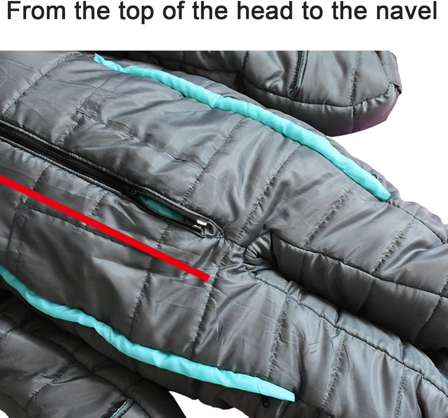 Waterproof Wearable Sleeping Bag, Adults Full Body Lightweight Walkable Sleeping Bags Suit for Camping Traveling All Season