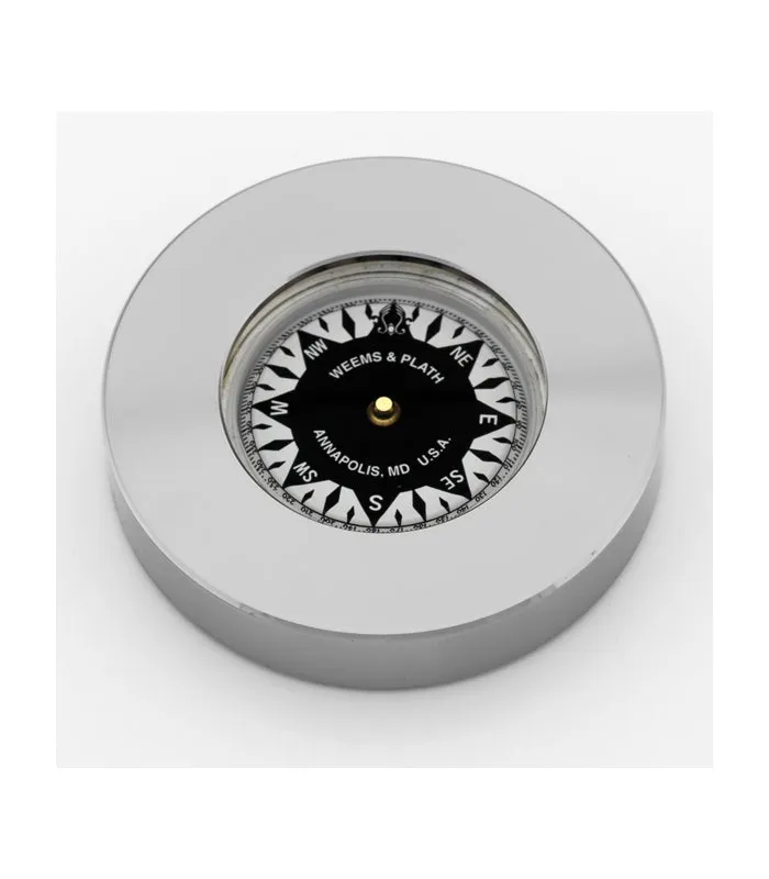 Weems & Plath Nickel Plated Compass Chart Weight