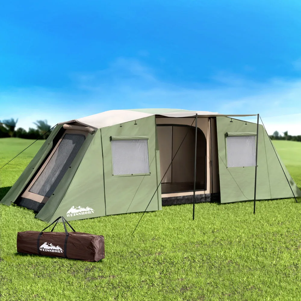 Weisshorn Instant Up Camping Tent 10 Person Outdoor Family Hiking Tents 3 Rooms-ACT
