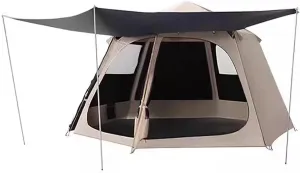 WHYATT 4 Season Camping Tent, Backpacking Tent, 5-8 Person Tent Waterproof Lightweight, Easy Setup, Outdoor Hiking Tent