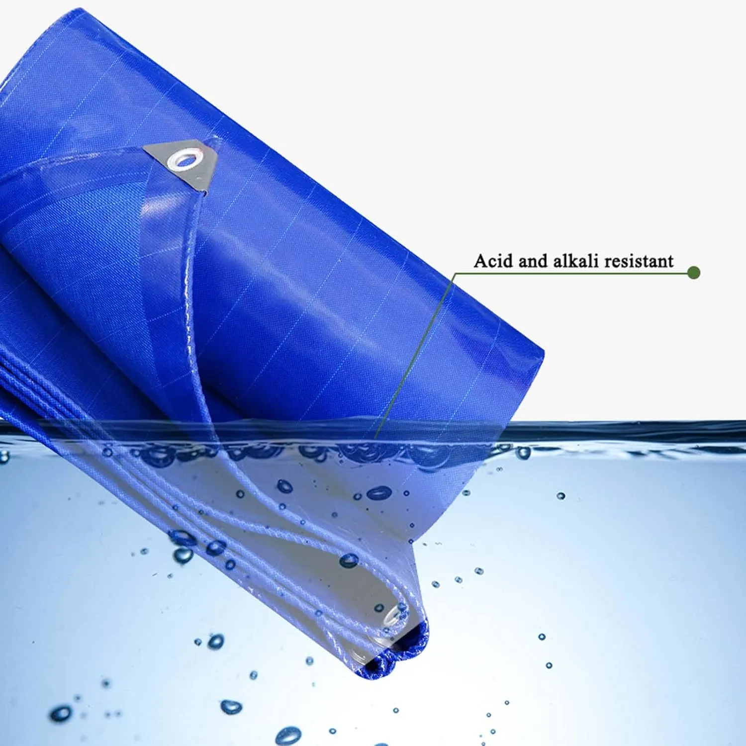 Windproof Tarpaulin Waterproof 39.4x65.6ft, Waterproof Tarpaulin with Grommet, PVC Tarps Heavy Duty Waterproof, for Emergency Rain Shelter Camping Tarpaulin