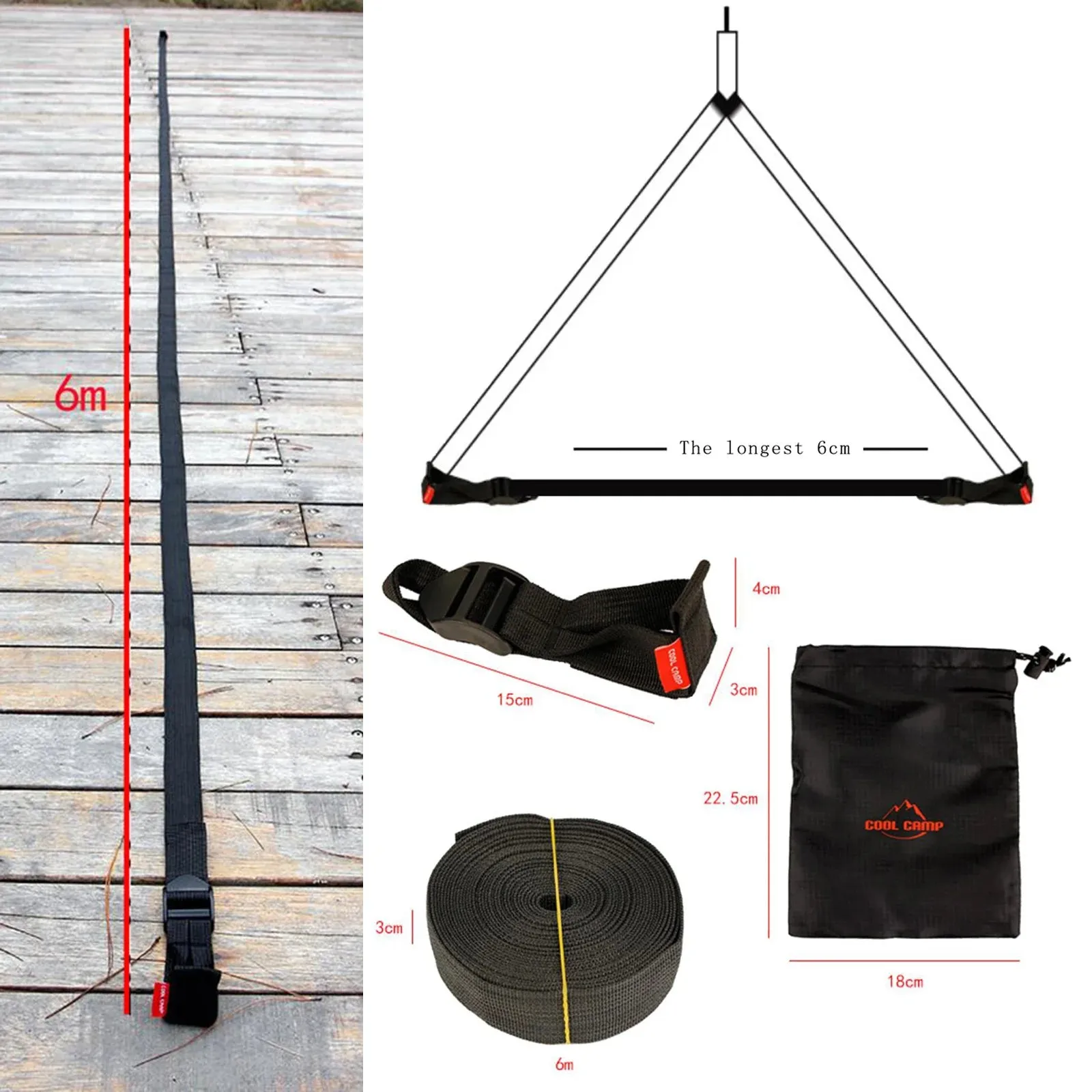 Windproof Tent Pole Fix Buckle Heavy Duty Wear-Resistant Canopy Holder Fixer Tent Tarpaulin Tarp Pole Nails Fastener Clip