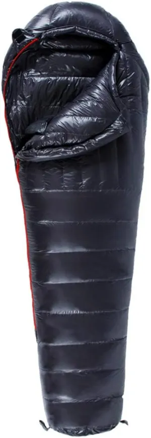 Winter Warm Insulated Adult Mummy 95% White Goose Down Sleeping Bag with Compression Sack Backpacking Camping Hiking