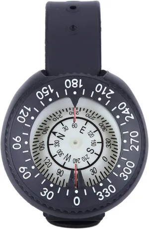Wrist Compass Diving Compass Orienteering Compass Outdoor Hiking Compass Mini Plastic Compass with 14.5 Inch Wrist for Sailing Travel Camping Backpacking