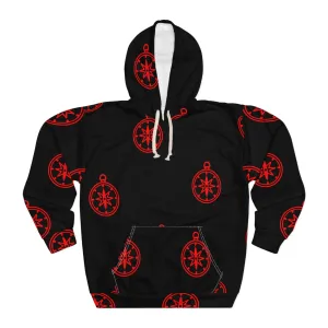 WS Red Compass Pullover Hoodie