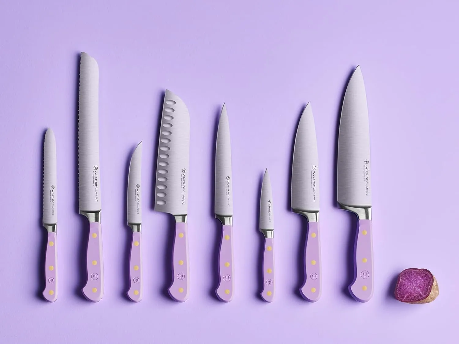 WÜSTHOF Classic Purple Yam 8 Piece Knife Block Set