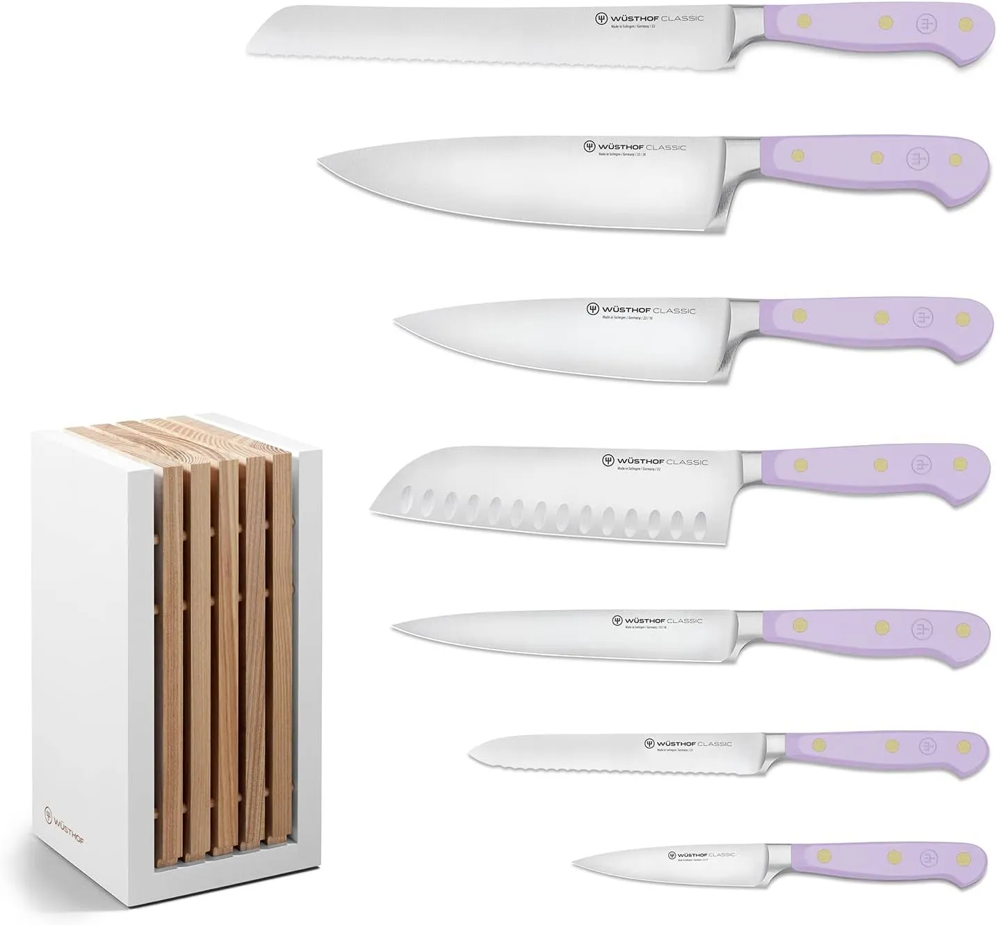 WÜSTHOF Classic Purple Yam 8 Piece Knife Block Set