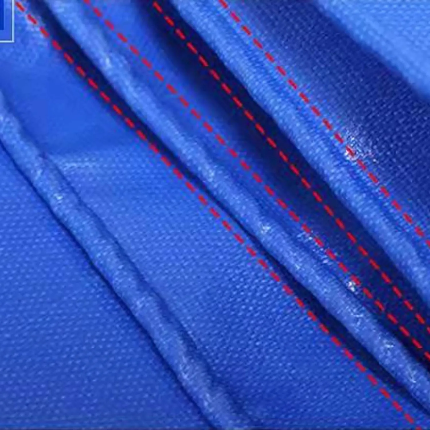 YSUEFIJO Tarps Heavy Duty Waterproof, Multipurpose Tarpaulin Cover with Grommets, PVC Coated Blue Heavy Duty Cover, UV Resistant Rip and Tear Proof Tarpaulin, for Outdoor Camping Pool Car Tent