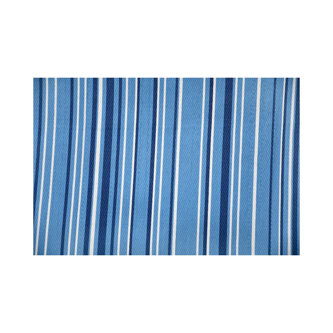 Zenith Blue Stripes Foldable Waterproof Large Camping Rug - 270x360 CM