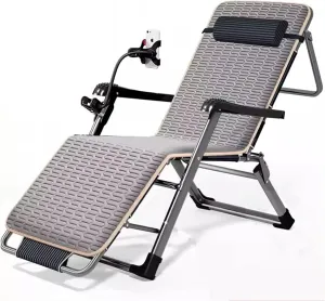 ZTGL D, Camping Cot for Adults with Mattress and Pillow, Portable Folding Bed for Sleeping, Outdoor Folding Chaise, Sunbathing Lounge Chairs, Camping Lounge Chair
