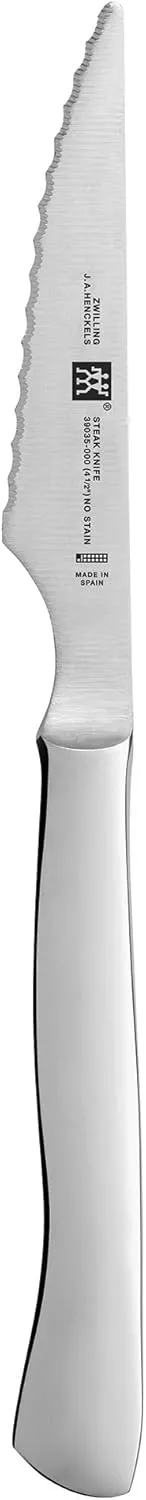 ZWILLING Knives Steak Knife Set, 4-piece, Stainless Steel, Serrated