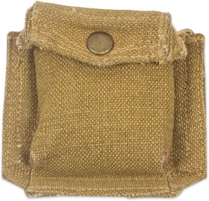 ZWJPW-WW2 UK British Army p37 Debris Bag Square Compass Bag Outdoor Bag Replica